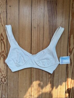 BLUE CANOE New Organic Cotton Bra -  Natural - Size Small - NWT